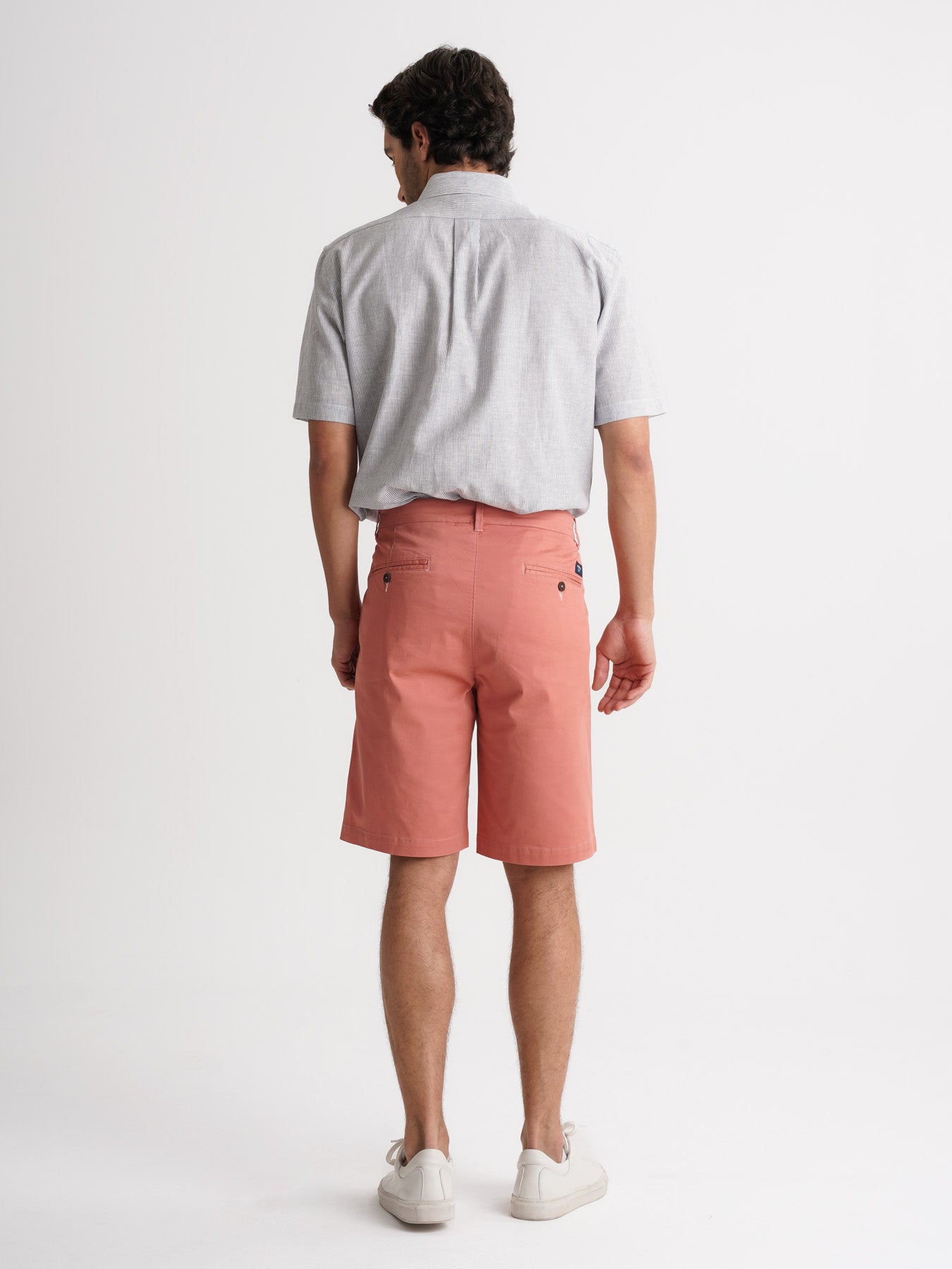 Pantalón corto Mr. Blue rosa de corte regular