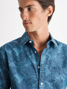 Camisa Regular Fit Azul Mr. Blue