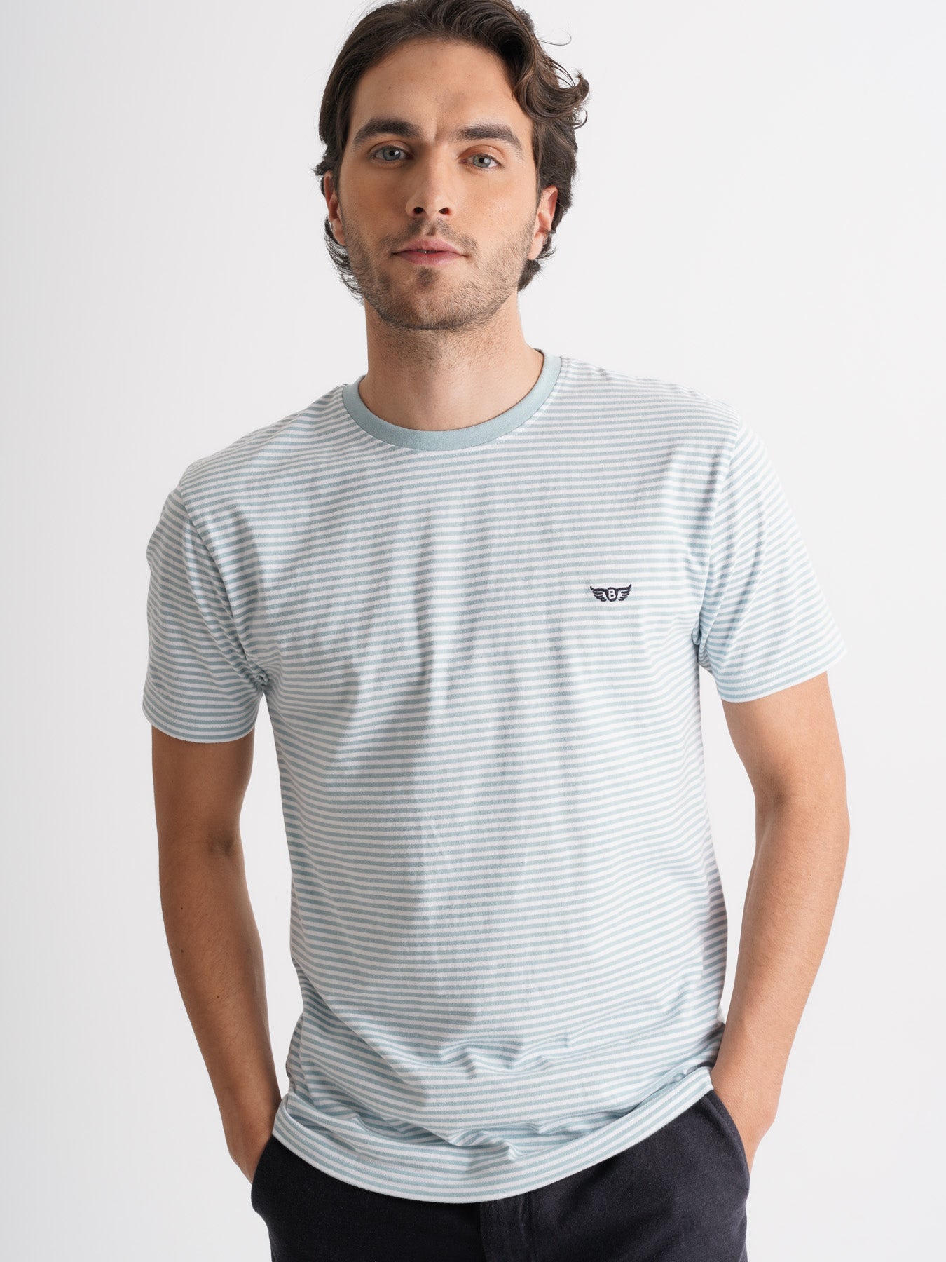 Mr. Blue 100% Cotton Blue T-Shirt