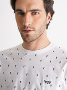 T-Shirt 100% Algodão Branca Mr. Blue